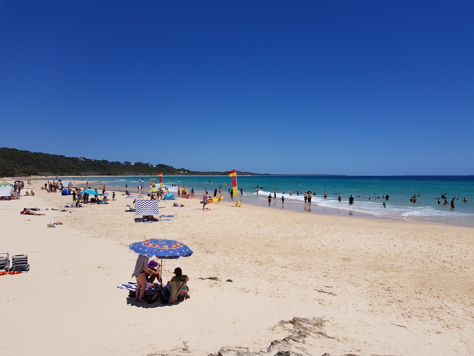 Foto av Cylinder Beach med turkos rent vatten yta