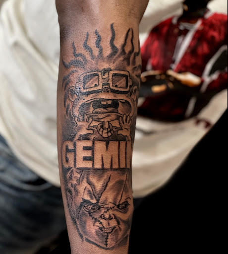 Explore outer forearm tattoo ideas, creative tattoo ideas in Milwaukee, available at The Skin Museum