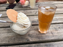 Crème glacée du Restaurant de sundae Glacier 