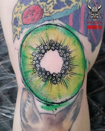 Explore 2 dog tattoo ideas, creative tattoo ideas in Peru, available at Irezumi Tattoo Parlor