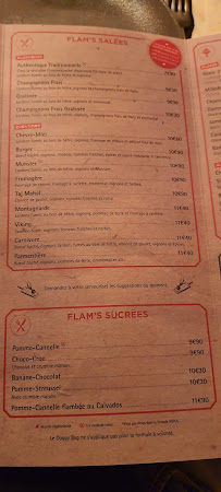 Restaurant Flam's Vendenheim à Vendenheim - menu / carte