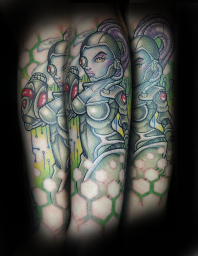 Explore lunar tattoo ideas, creative tattoo ideas in Kansas City, available at Waldos Darkside Tattoo