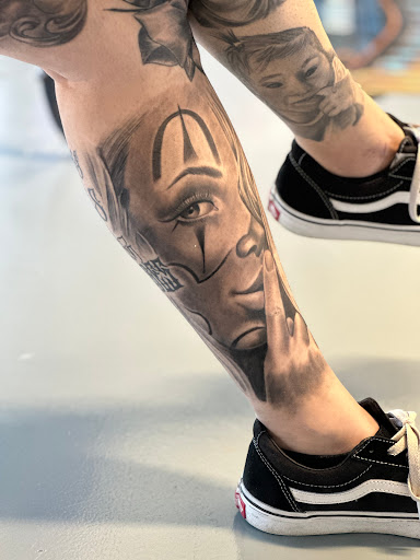 Explore black mamba tattoo ideas, creative tattoo ideas in San Marcos, available at FROSTY TATTOO STUDIO