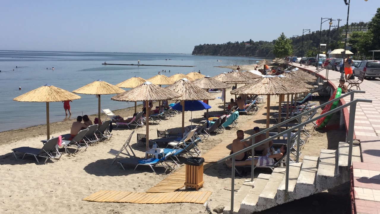 Foto de Makrigialos beach - recomendado para viajeros en familia con niños