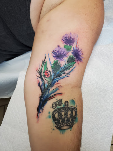 Explore ireland tattoo ideas, creative tattoo ideas in Stamford, available at KE Tattoo Studio