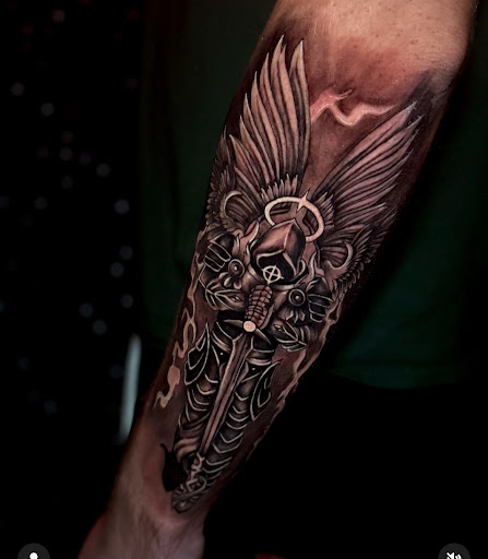 Explore betrayal tattoo ideas, creative tattoo ideas in Houston, available at 333 Tattoo Studio HTX