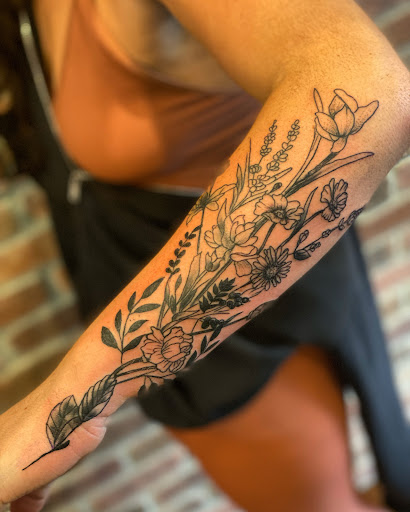Explore raven tattoo ideas, creative tattoo ideas in Sauk City, available at The Madison Tattoo Company