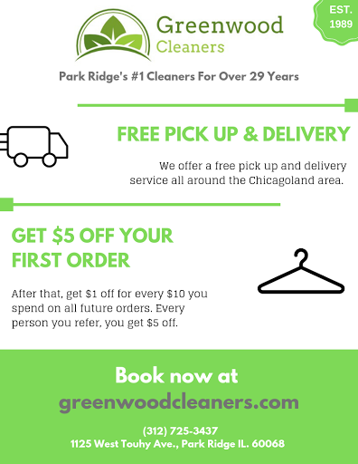 Laundromat «Greenwood One Hour Cleaners», reviews and photos, 1125 Touhy Ave, Park Ridge, IL 60068, USA