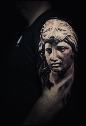 Explore irish cross tattoo ideas, creative tattoo ideas in Austin, available at Lost Edge Tattoo