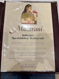 Menu / carte de Maharani Indisches Restaurant à Ingolstadt