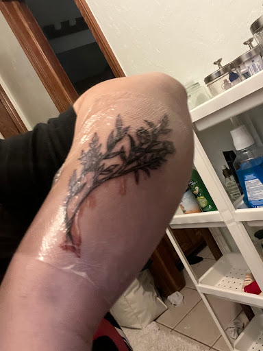 Explore campfire tattoo ideas, creative tattoo ideas in Tuttle, available at Rebel Alliance Ink
