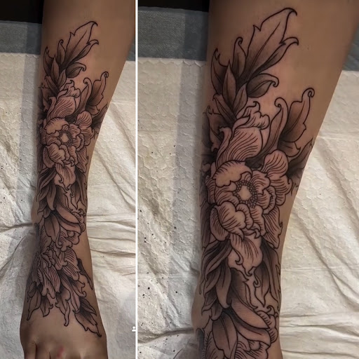 Explore great white shark tattoo ideas, creative tattoo ideas in Weatherford, available at Weatherford Tattoo Co.