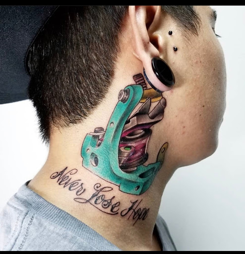 Explore lioness tattoo ideas for females, creative tattoo ideas in Newark, available at Bad Intentionz Tattoo & Piercings Studio