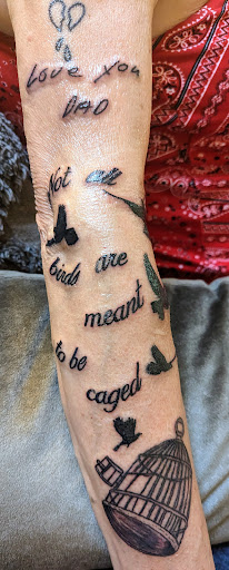 Explore dog and cat tattoo ideas, creative tattoo ideas in Copiague, available at Resurrection Tattoo & Piercing