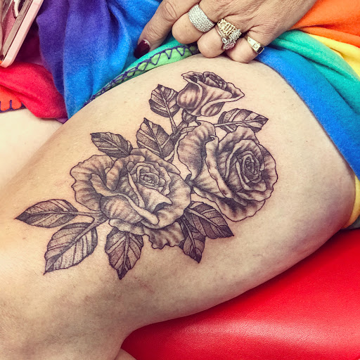 Explore booty cheek tattoo ideas, creative tattoo ideas in Baytown, available at Big Juniors Tattoos