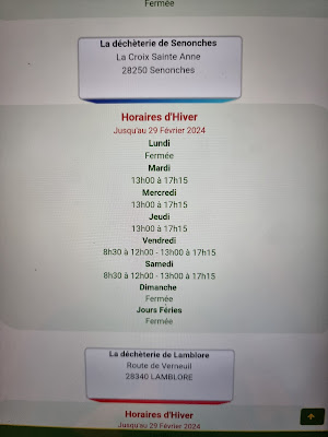 Déchetterie à Senonches