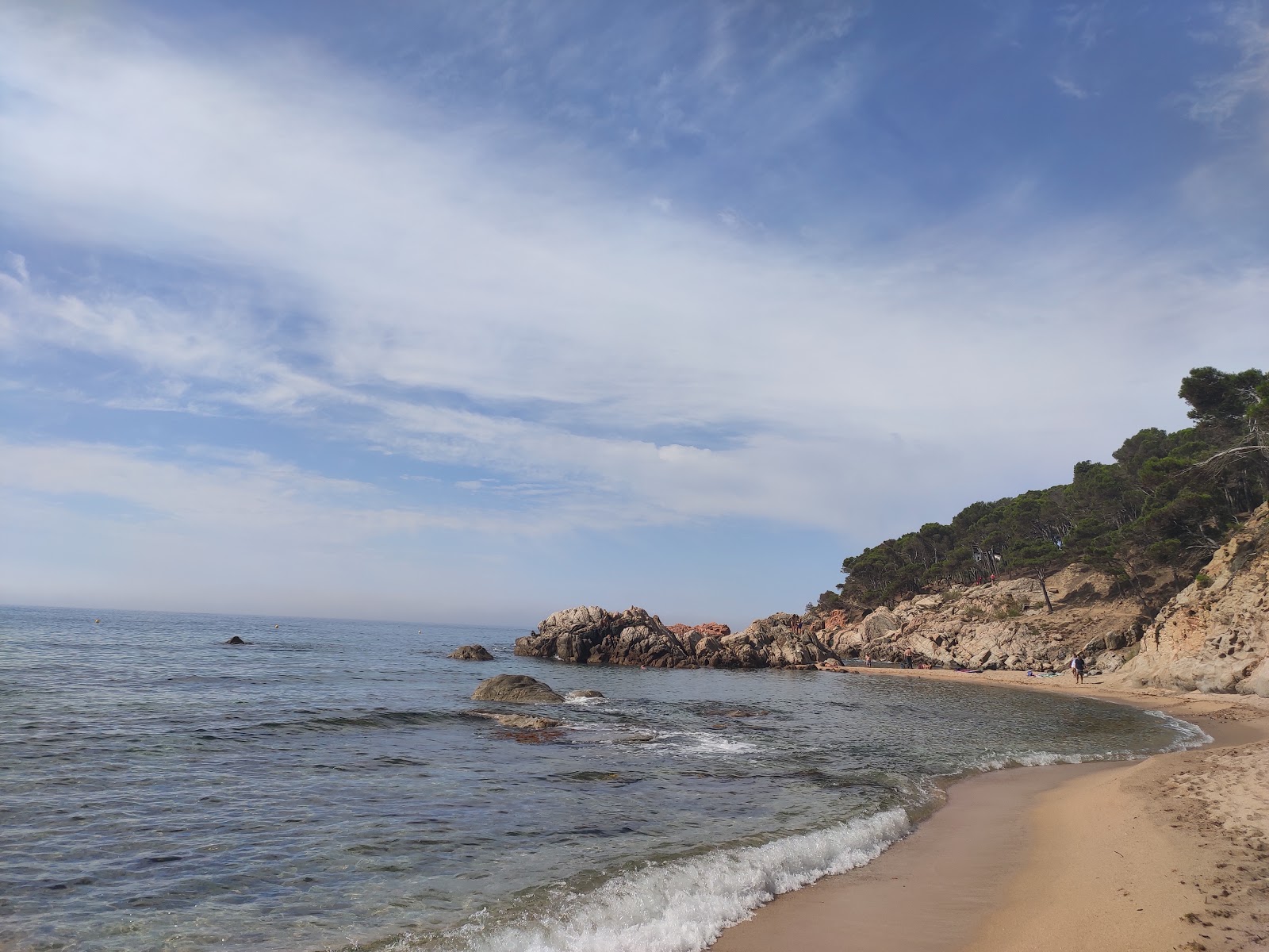 Photo de Cala Estreta avec un niveau de propreté de très propre