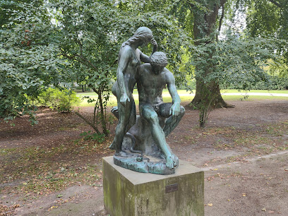 Skulptur “Adam og Eva efter syndefaldet” udført Jens Adolf Jerichau