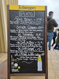 Restaurant français Bleu Café à Biarritz (la carte)