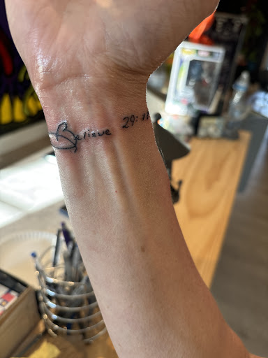 Explore symbol small tattoo ideas, creative tattoo ideas in Spirit Lake, available at Castaway tattoo