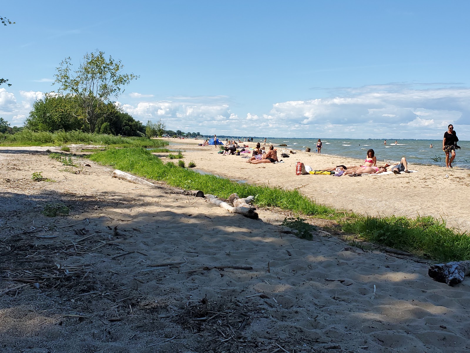 Photo of Bay City State Park Beach with turquoise pure water surface