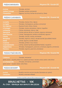 Menu du L'étoile pizza à Cuers