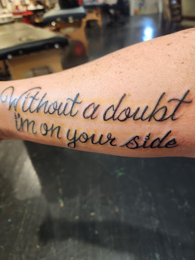 Explore maleficent tattoo ideas, creative tattoo ideas in Madisonville, available at Sugg Street Tattoo