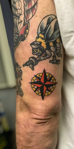 Explore tattoo ideas for back of shoulder, creative tattoo ideas in Waterford, available at Great Northern Tattoo