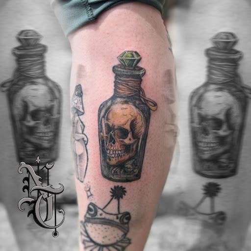 Explore bluebonnet tattoo ideas, creative tattoo ideas in Cleveland, available at Kanoa Kai Tattoo and Art Studio