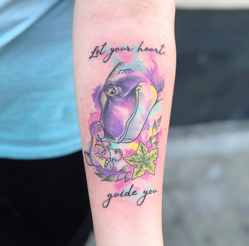 Explore son memorial tattoo ideas, creative tattoo ideas in Santa Clara, available at Vampire Battle Mansion Tattoo and Piercing