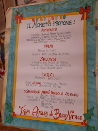 Menu du Ristorante Pizzeria Moretto à Campomorone