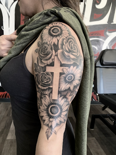 Explore love music tattoo ideas, creative tattoo ideas in Silver City, available at Independent Ink Tattoo