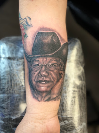 Explore cute girl tattoo ideas, creative tattoo ideas in Abilene, available at Lino Ink Tattoo Studio