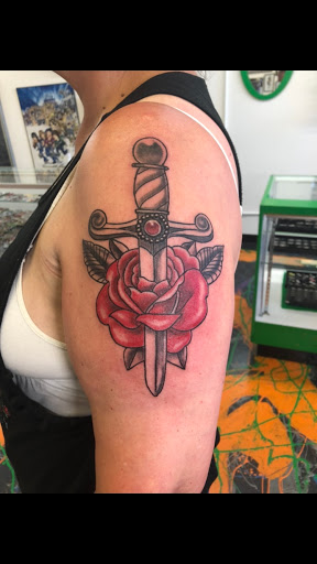 Explore two sons tattoo ideas, creative tattoo ideas in Redding, available at Caddy Daddys
