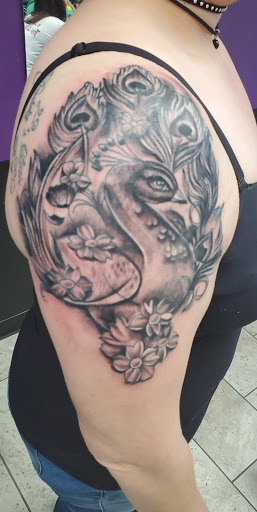 Explore bowhunting tattoo ideas, creative tattoo ideas in Republic, available at Royal Ink Tattoo