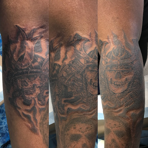 Explore tattoo ideas firefighter, creative tattoo ideas in Aurora, available at Ronin Tattoo Studio INC