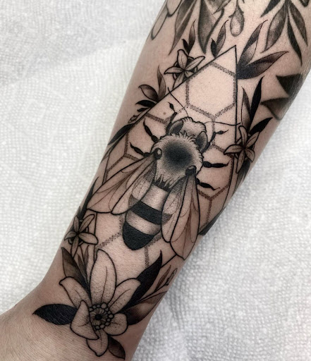 Explore stomach tattoo ideas for guys, creative tattoo ideas in Florida, available at Pennyroyal Tattoo