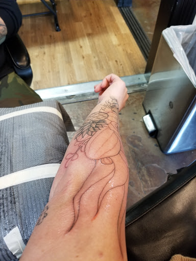 Explore cool leg tattoo ideas, creative tattoo ideas in Bakersfield, available at True grit tattoo company