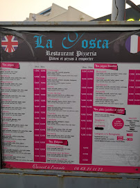 La Tosca à Saint-Cyprien menu