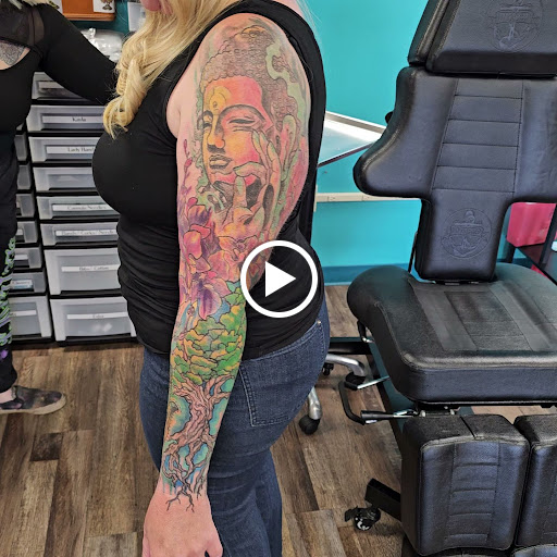 Explore dark tattoos ideas, creative tattoo ideas in Traverse City, available at Pinups & Needles