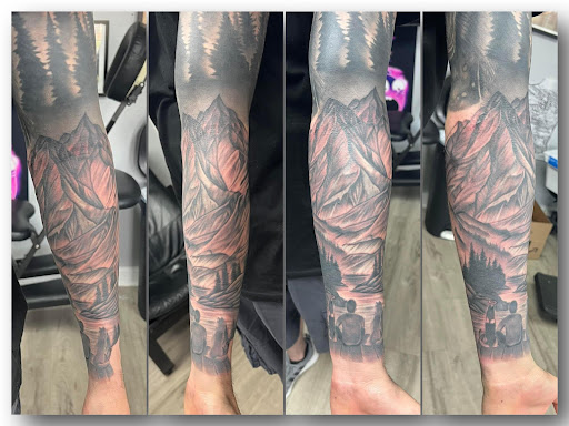 Explore side tattoo ideas, creative tattoo ideas in Kenosha, available at Kenosha Tattoo Company