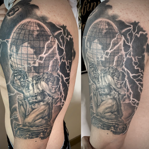 Explore womens shoulder tattoo ideas, creative tattoo ideas in San Diego, available at Inkfinite Artistry