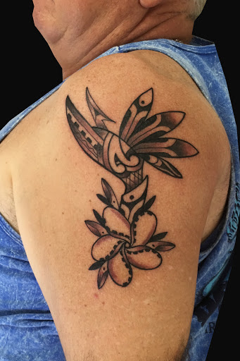 Explore dog ears tattoo ideas, creative tattoo ideas in Lahaina, available at Sweet Trade Tattoo