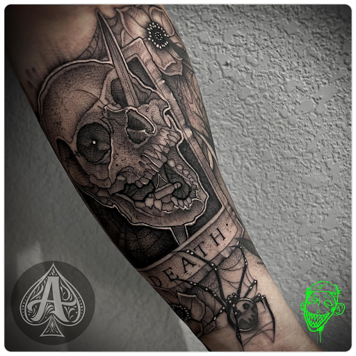 Explore lesbian couple tattoo ideas, creative tattoo ideas in Winter Haven, available at Aces Ink - Tattoos & Piercings