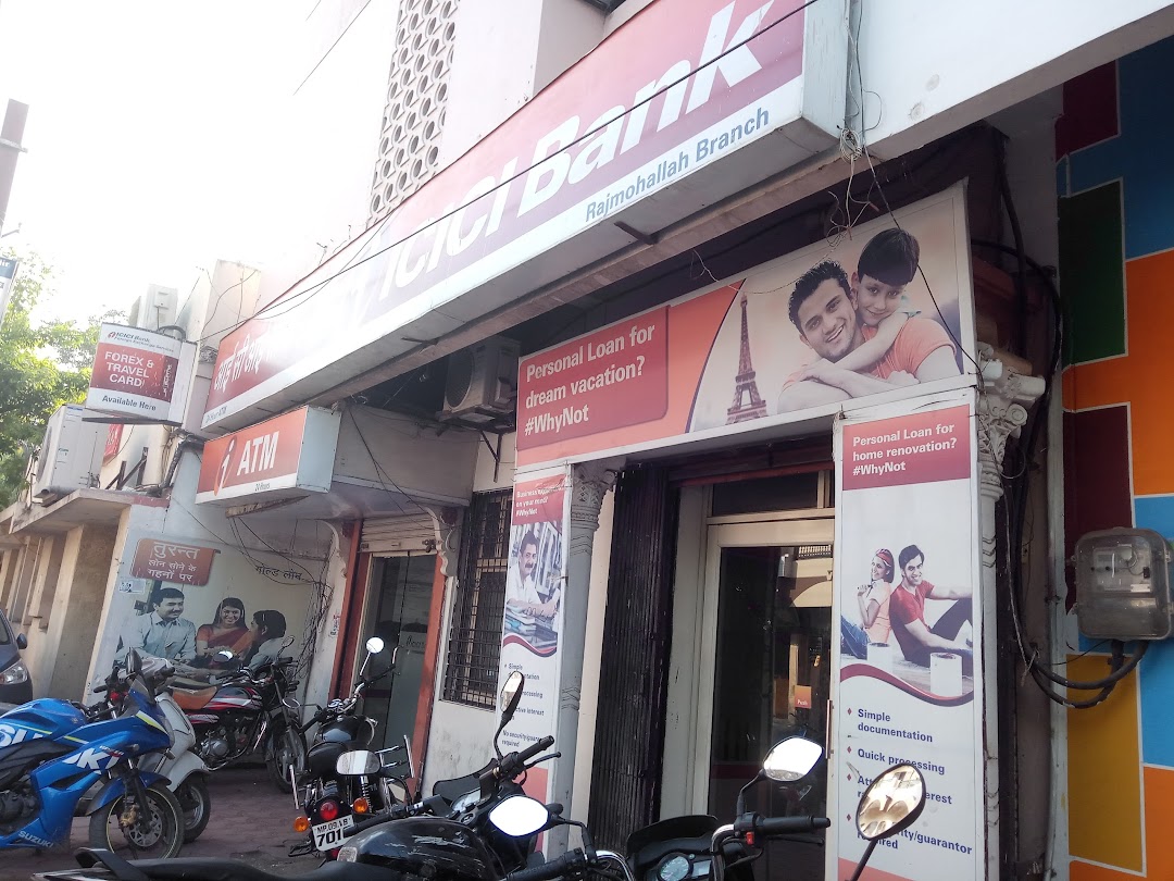 ICICI Bank Jawahar Marg, Indore - Branch & ATM