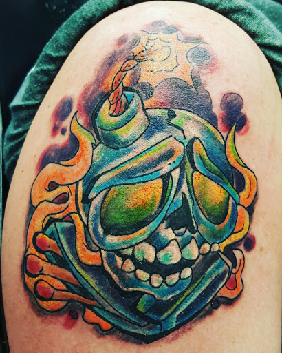 Explore calf tattoo ideas for females, creative tattoo ideas in Calera, available at Tattoo Jungle