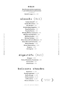 La Divina à Lyon menu