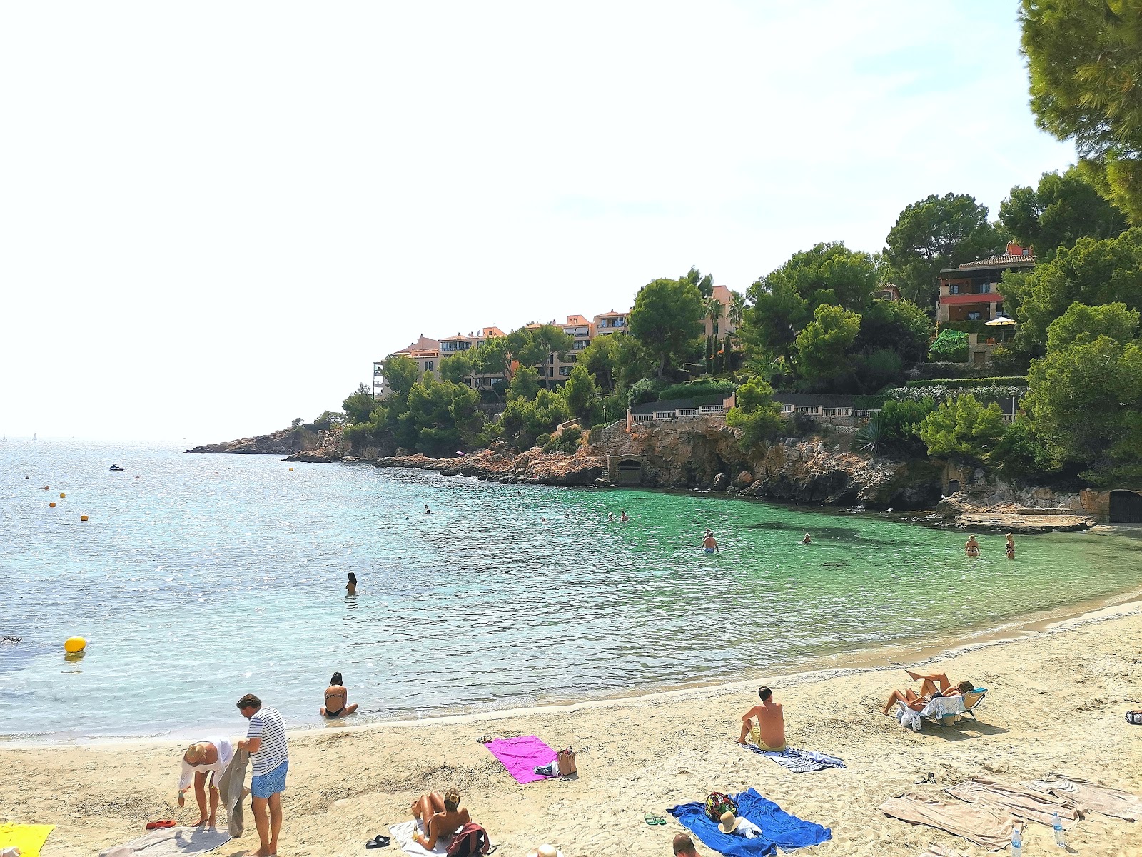 Photo of Caleta de Portals Nous and the settlement