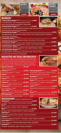 Coming Pizza Blankenburg à Blankenburg carte