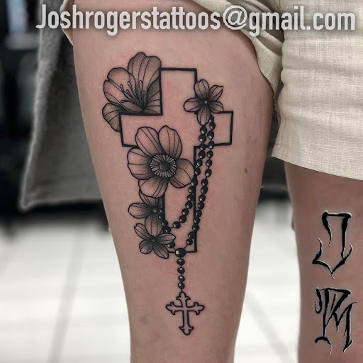 Explore blacklight tattoo ideas, creative tattoo ideas in Sherwood, available at Golden Lotus Tattoo Studio